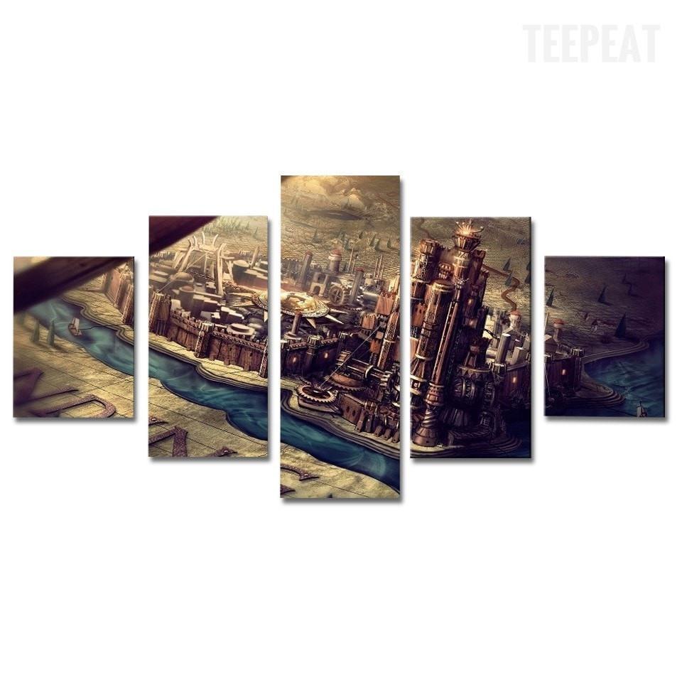 Game Of Thrones Opening Movie Canvas Wall Art