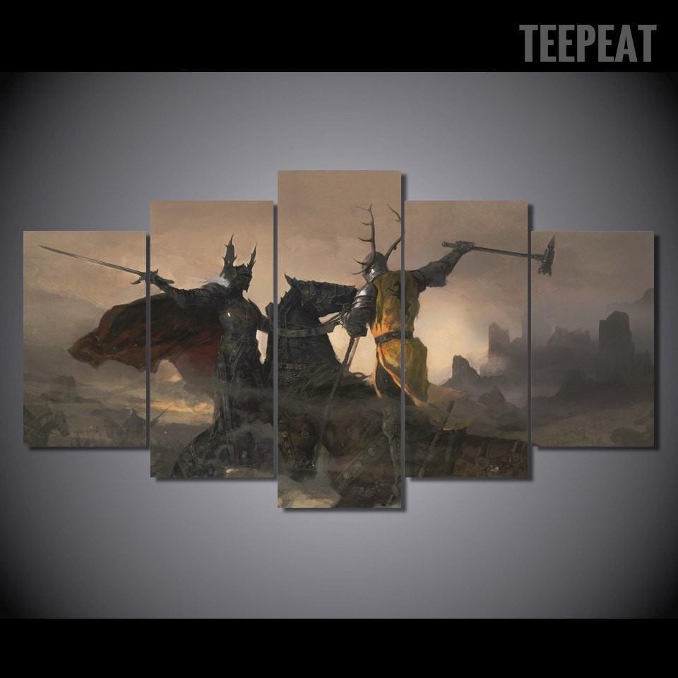 Game Of Thrones: The Battle Movie Canvas Wall Art