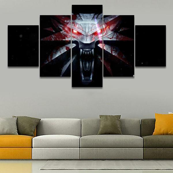 Game The Witcher 3 Wild Hunt Mark Gaming Canvas Wall Art