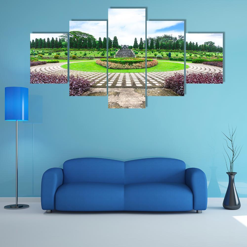 Garden Flowers In Chiang Rai Nature Canvas Wall Art