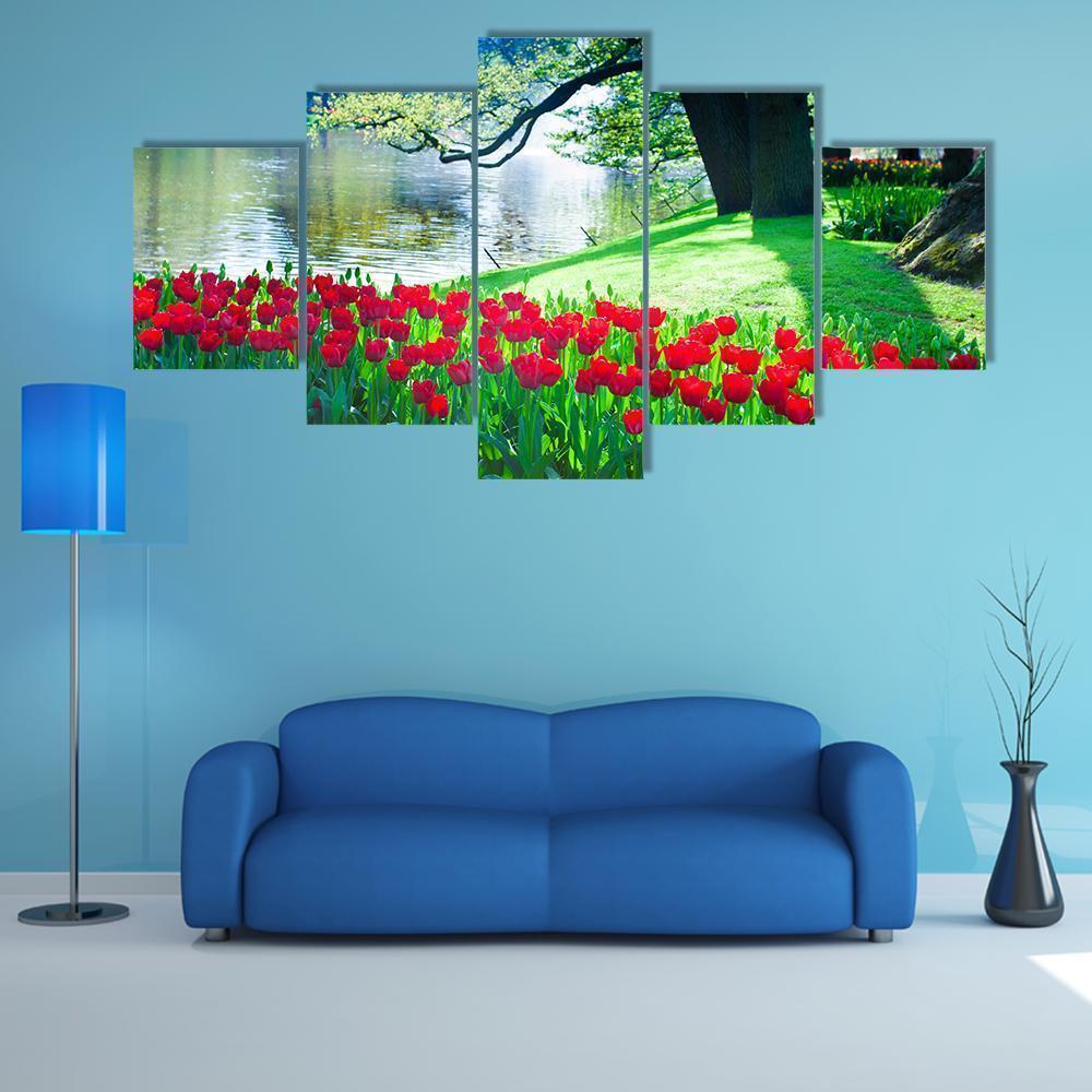 Garden Landscape Nature Canvas Wall Art