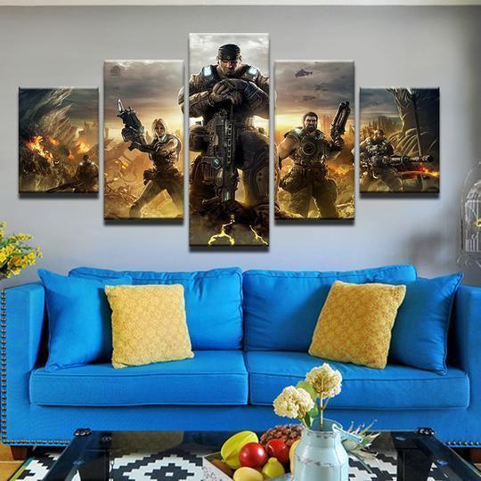 Gears of War 4 Gaming Canvas Wall Art