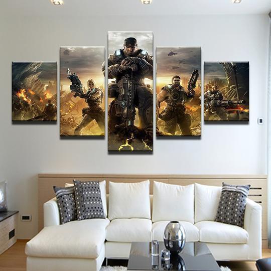 Gears of War 4 Gaming Canvas Wall Art