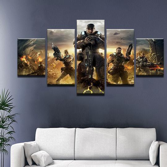 Gears of War 4 Gaming Canvas Wall Art