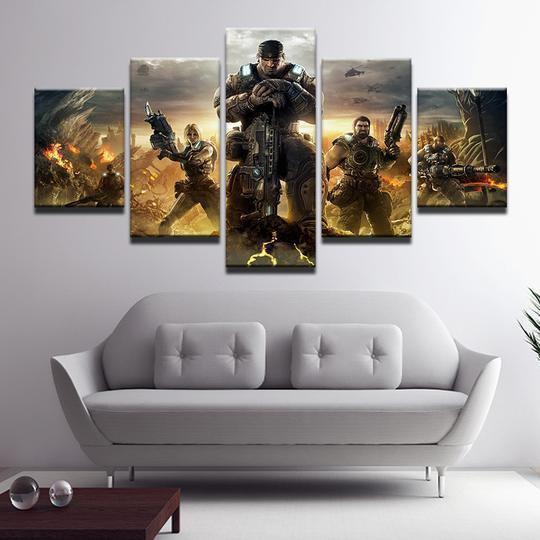 Gears of War 4 Gaming Canvas Wall Art