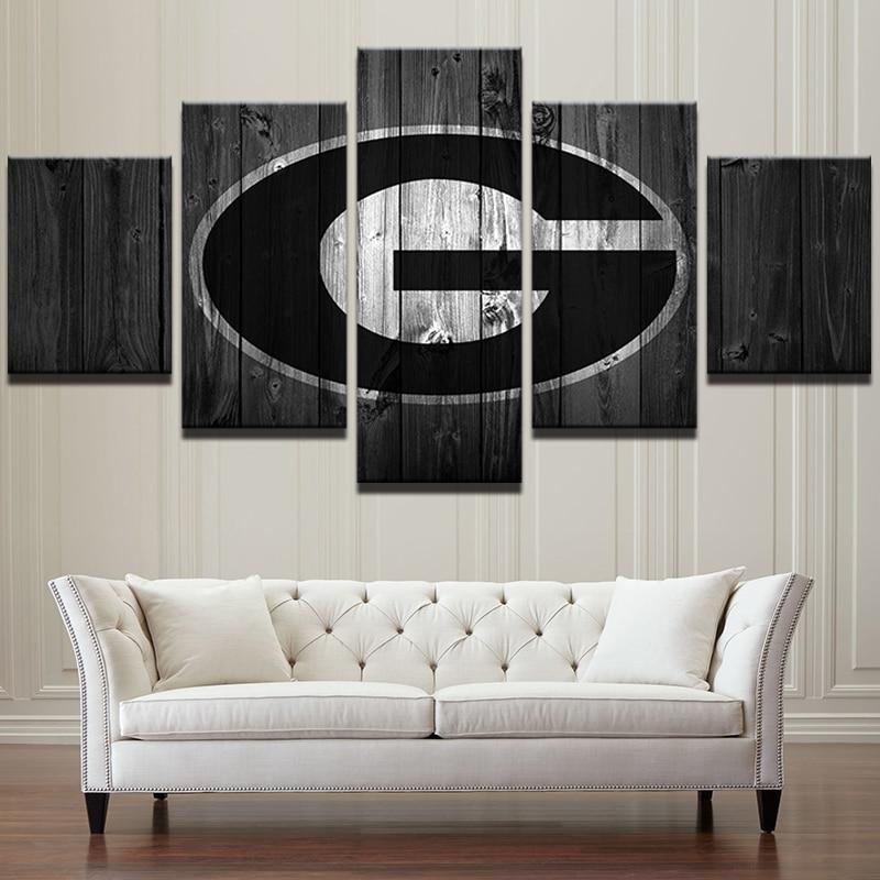 Georgia Bulldogs College  Football Canvas Wall Art