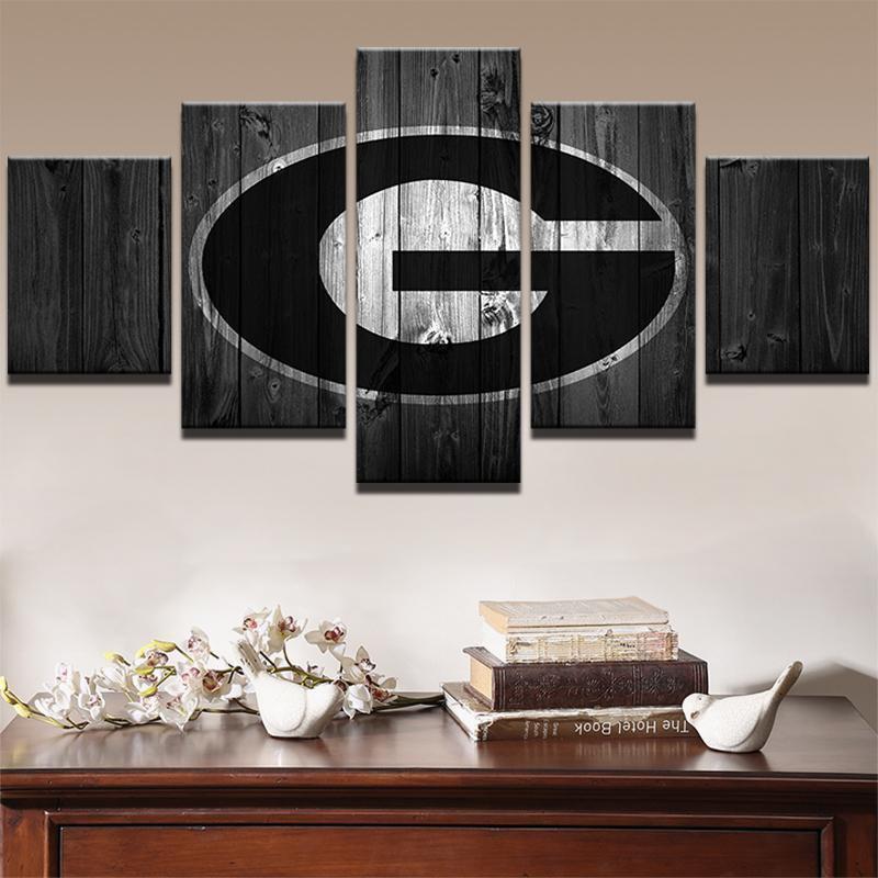 Georgia Bulldogs College  Football Canvas Wall Art