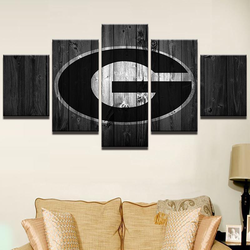 Georgia Bulldogs College  Football Canvas Wall Art