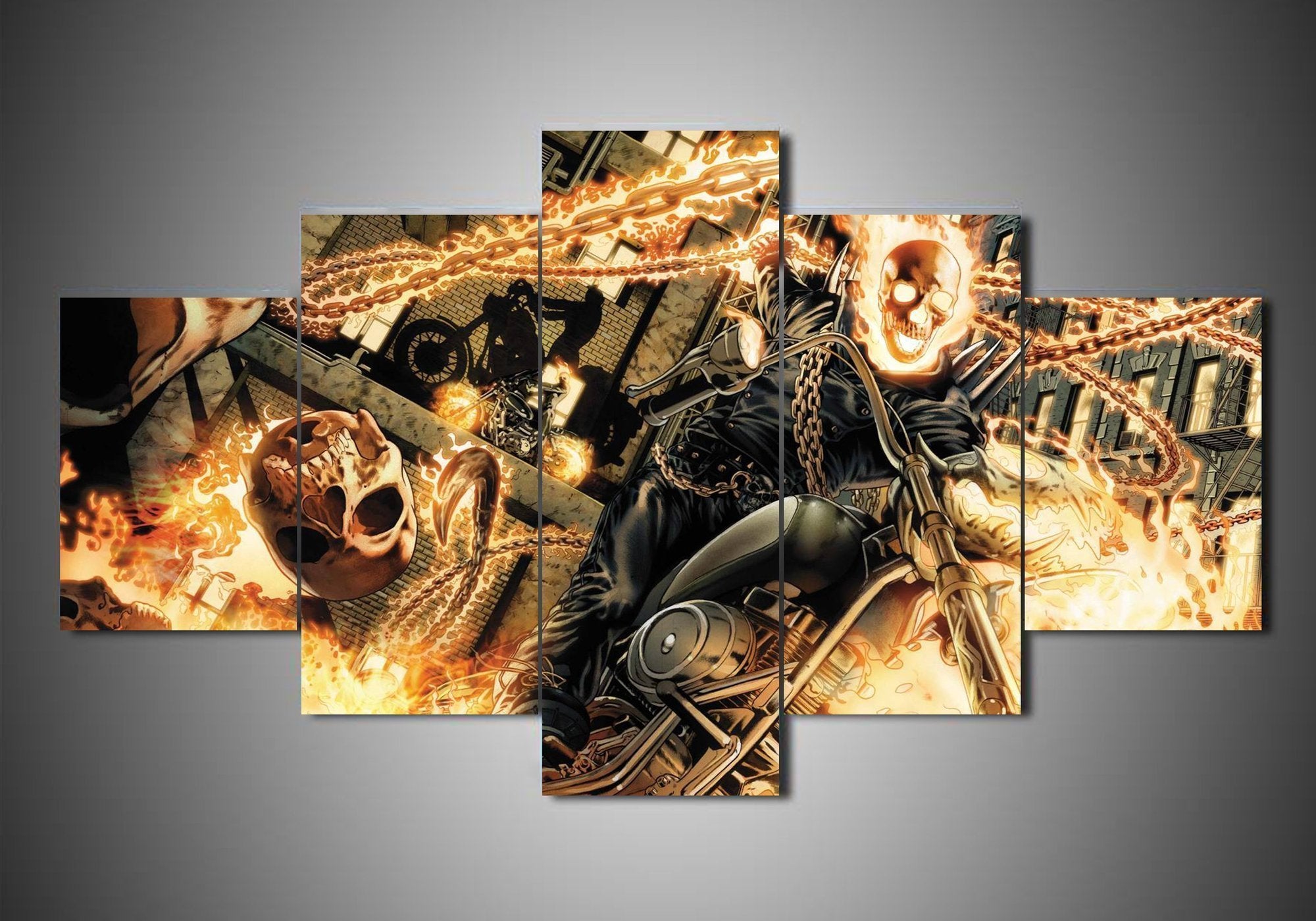 Ghost Rider Marvel Canvas Wall Art