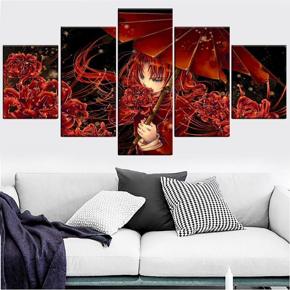 Gintama Kagura 2 Anime Canvas Wall Art