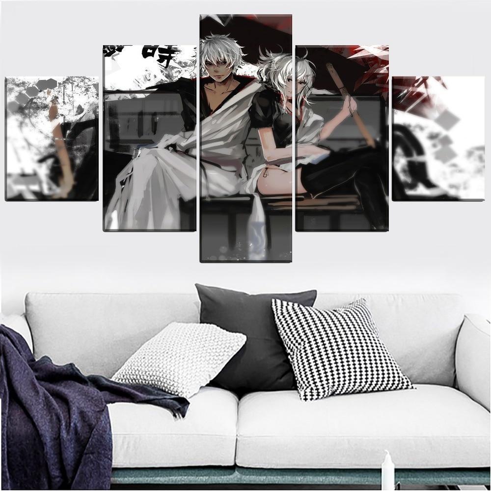 Gintama Sakata Gintoki 1 Anime Canvas Wall Art