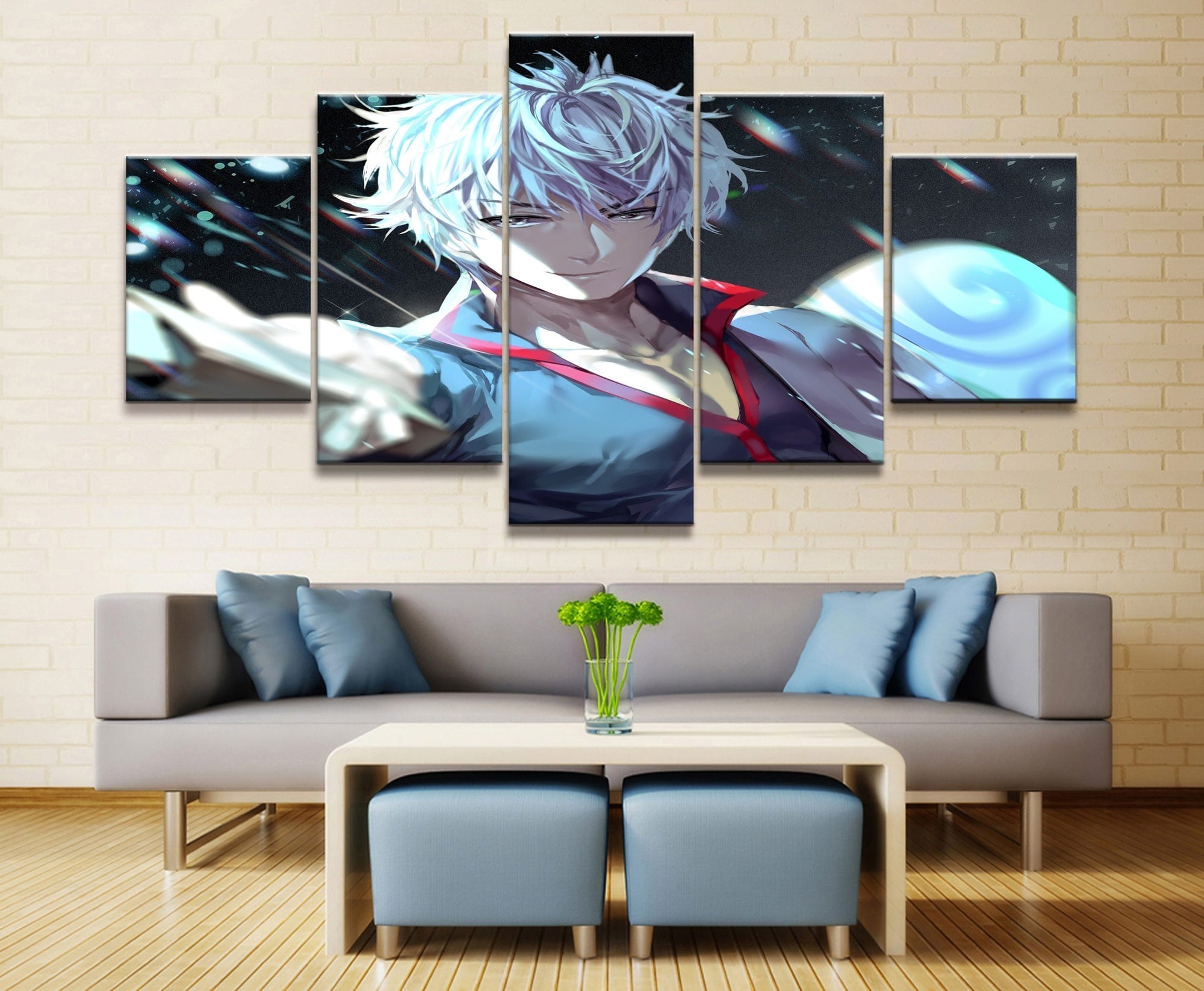 Gintama Sakata Gintoki 5 Anime Canvas Wall Art