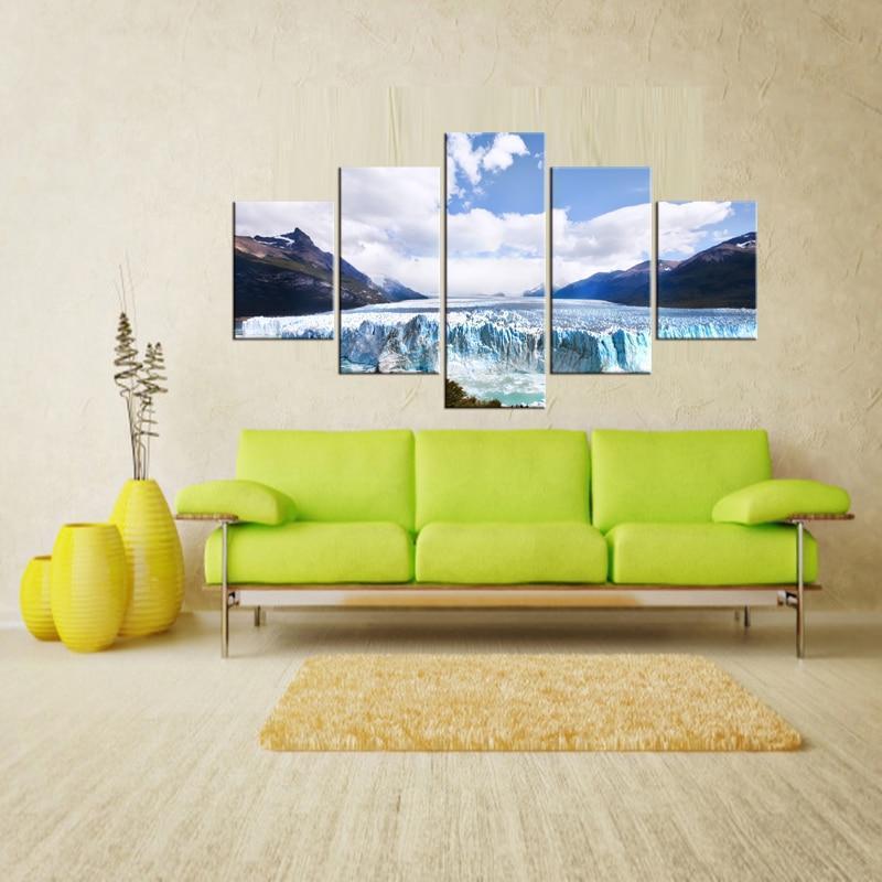 Glaciers Canvas Wall Art