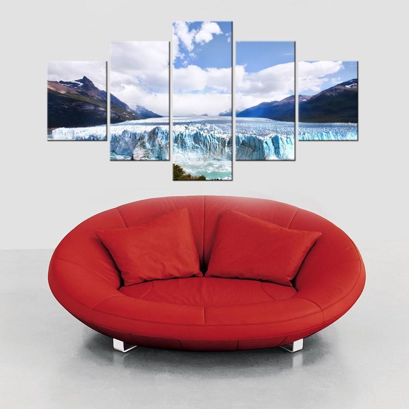 Glaciers Canvas Wall Art