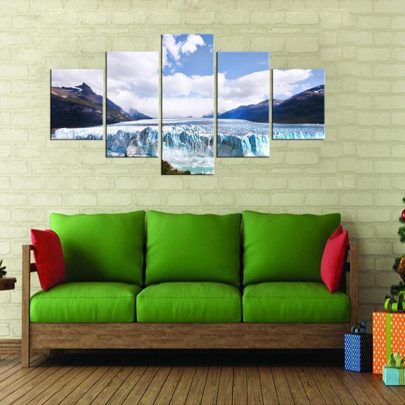 Glaciers Canvas Wall Art