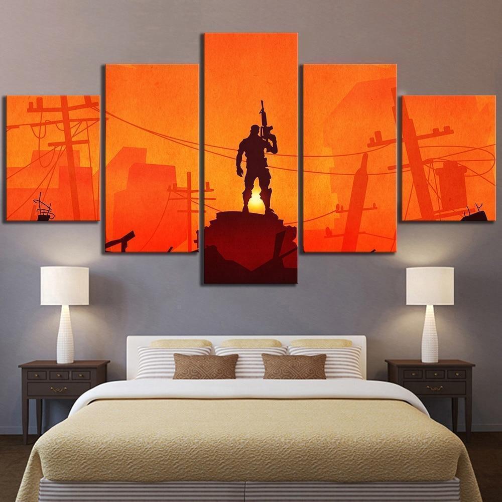 Gloaming Background Fortnite Gaming Canvas Wall Art
