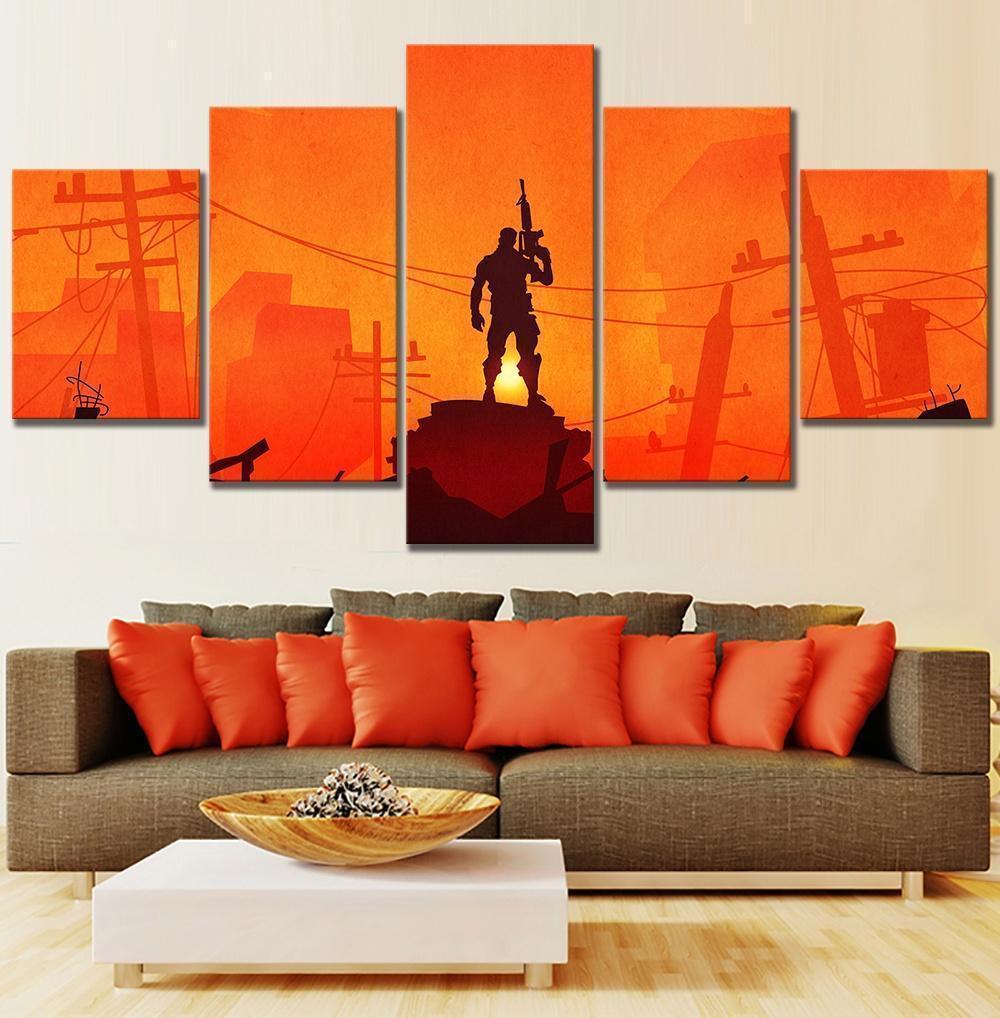 Gloaming Background Fortnite Gaming Canvas Wall Art