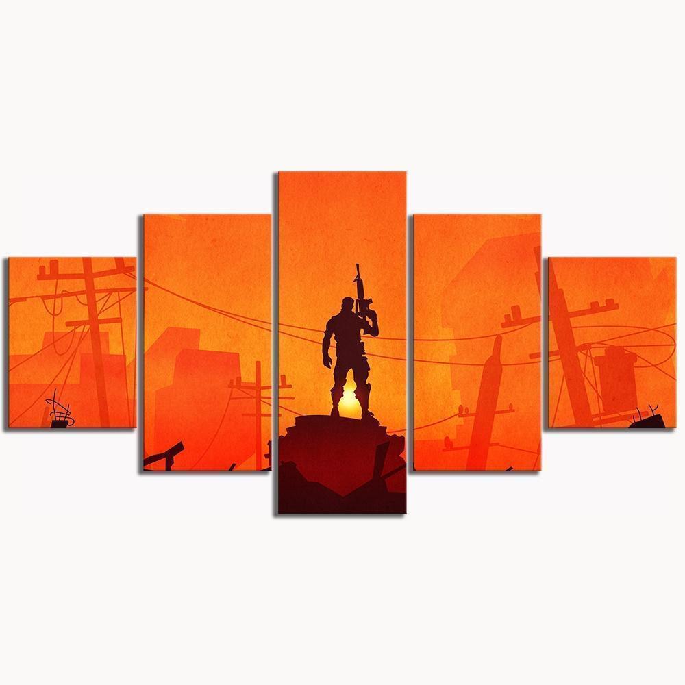 Gloaming Background Fortnite Gaming Canvas Wall Art