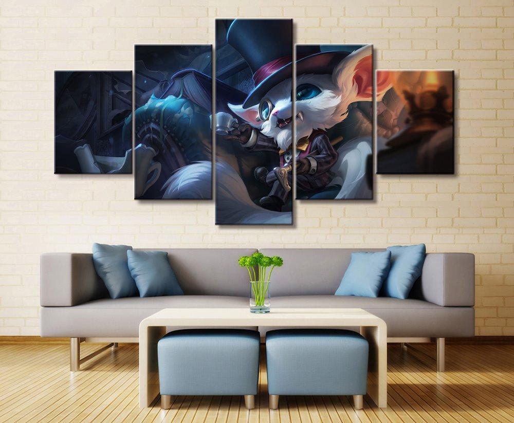 LOL League Of Legends Gnar 2 Gaming Canvas Wall Art