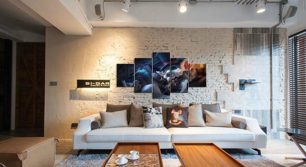LOL League Of Legends Gnar 2 Gaming Canvas Wall Art