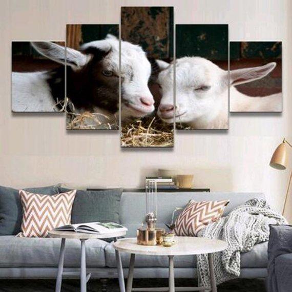 Goat Lover Animal Canvas Wall Art