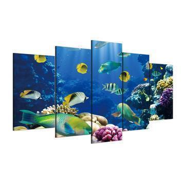 Going Underwater Ocean Canvas Wall Art