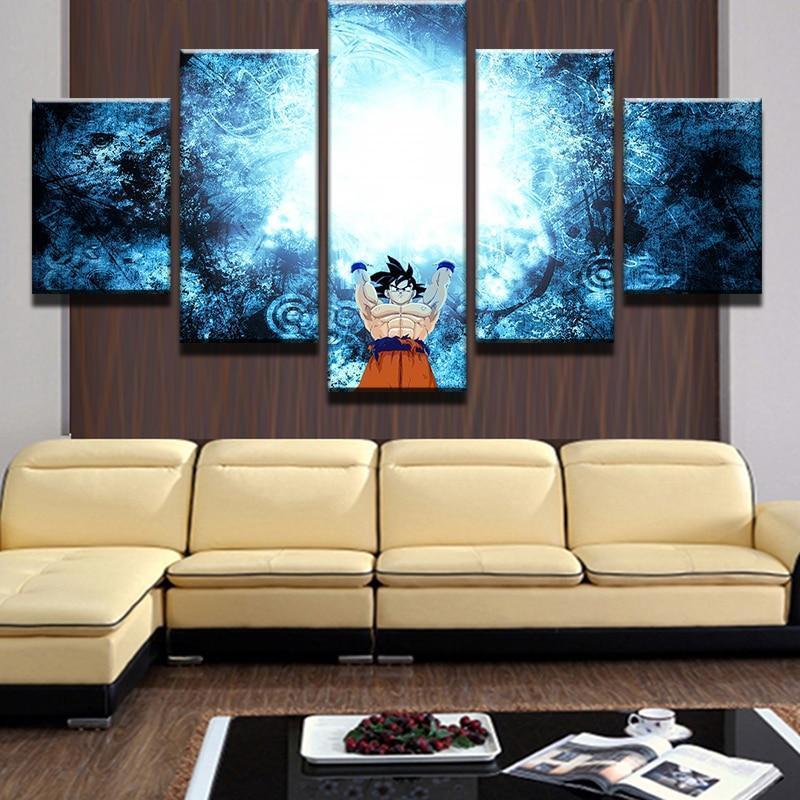 Goku Last Skill Dragon Balls Anime Canvas Wall Art