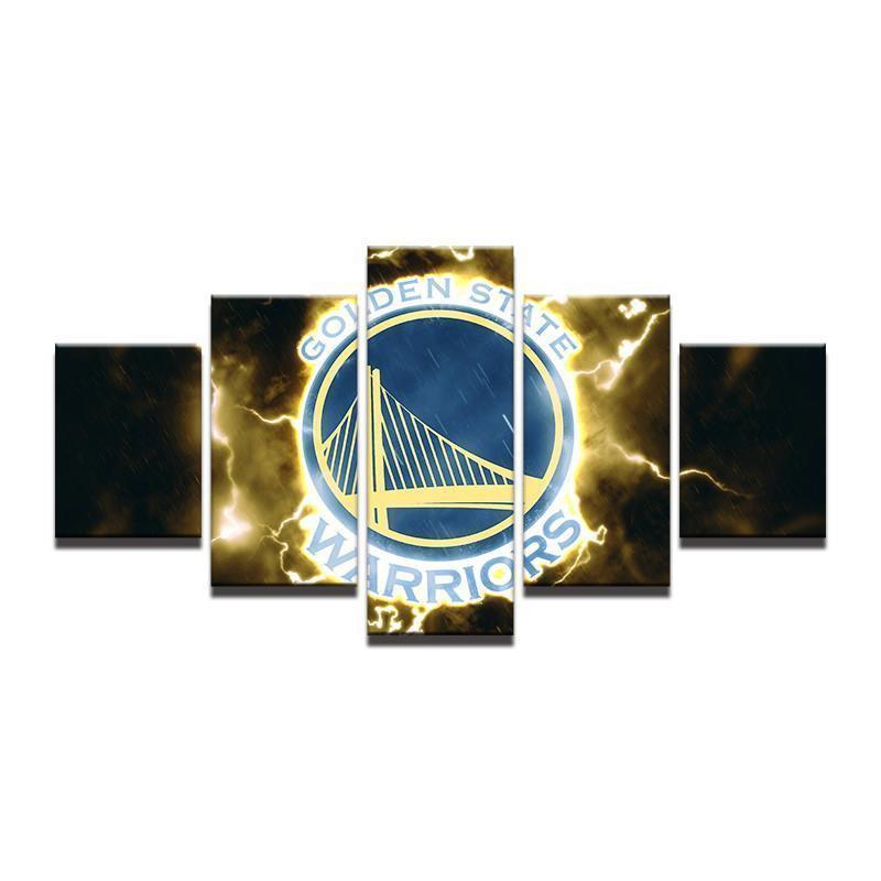Golden Stare Warriors NBA Basketball Canvas Wall Art