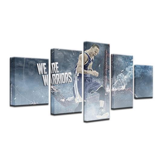 Golden State Warriors Stephen Steph Curry Celebrity Canvas Wall Art