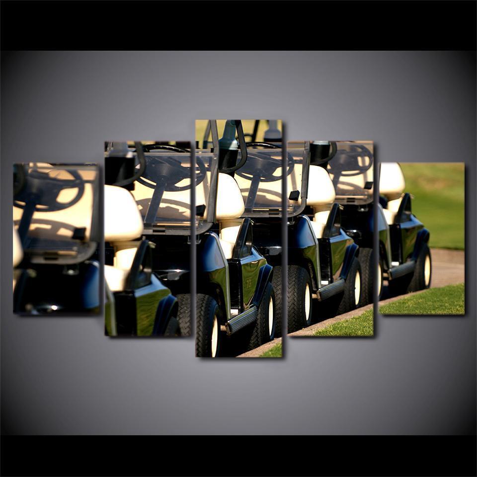 Golf Carts Sport Canvas Wall Art