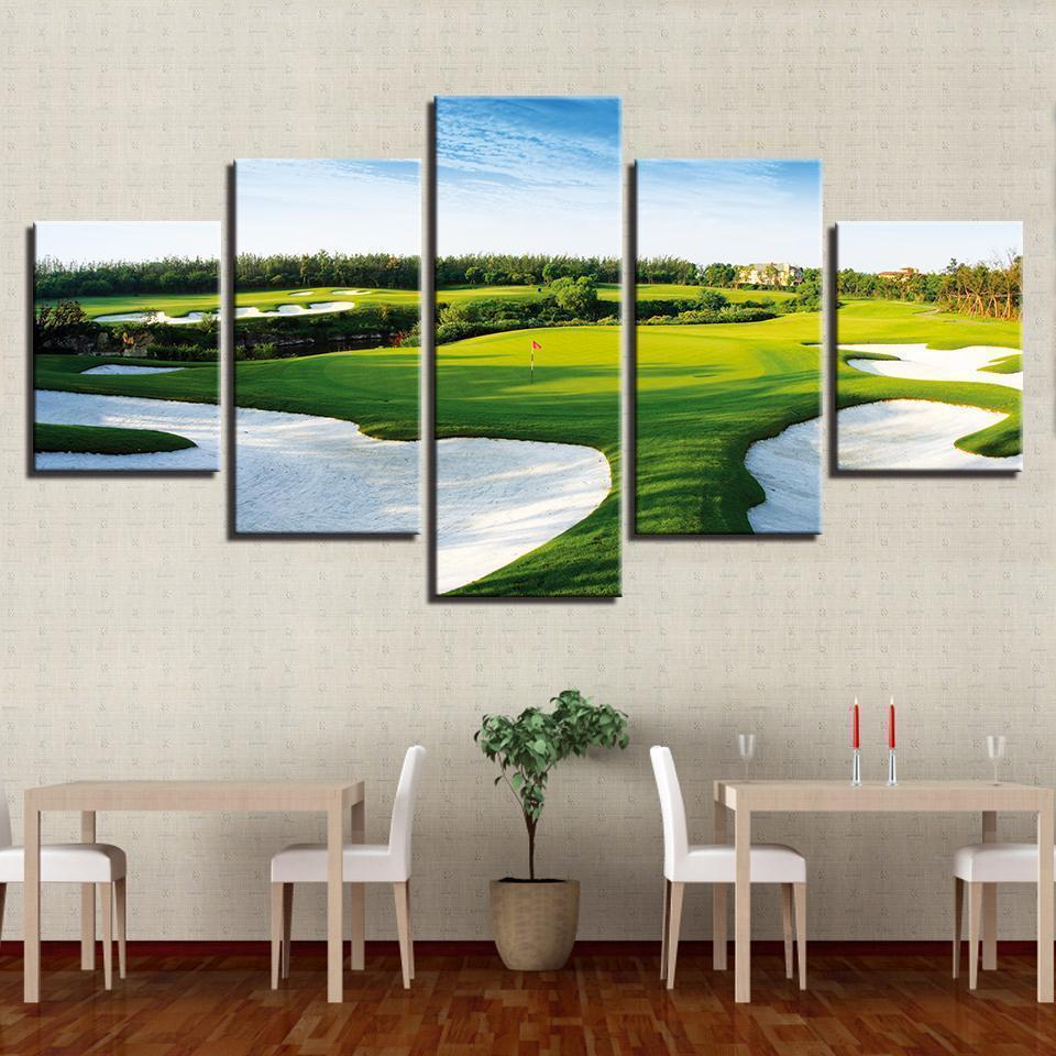 Golf Course 2 Nature Canvas Wall Art
