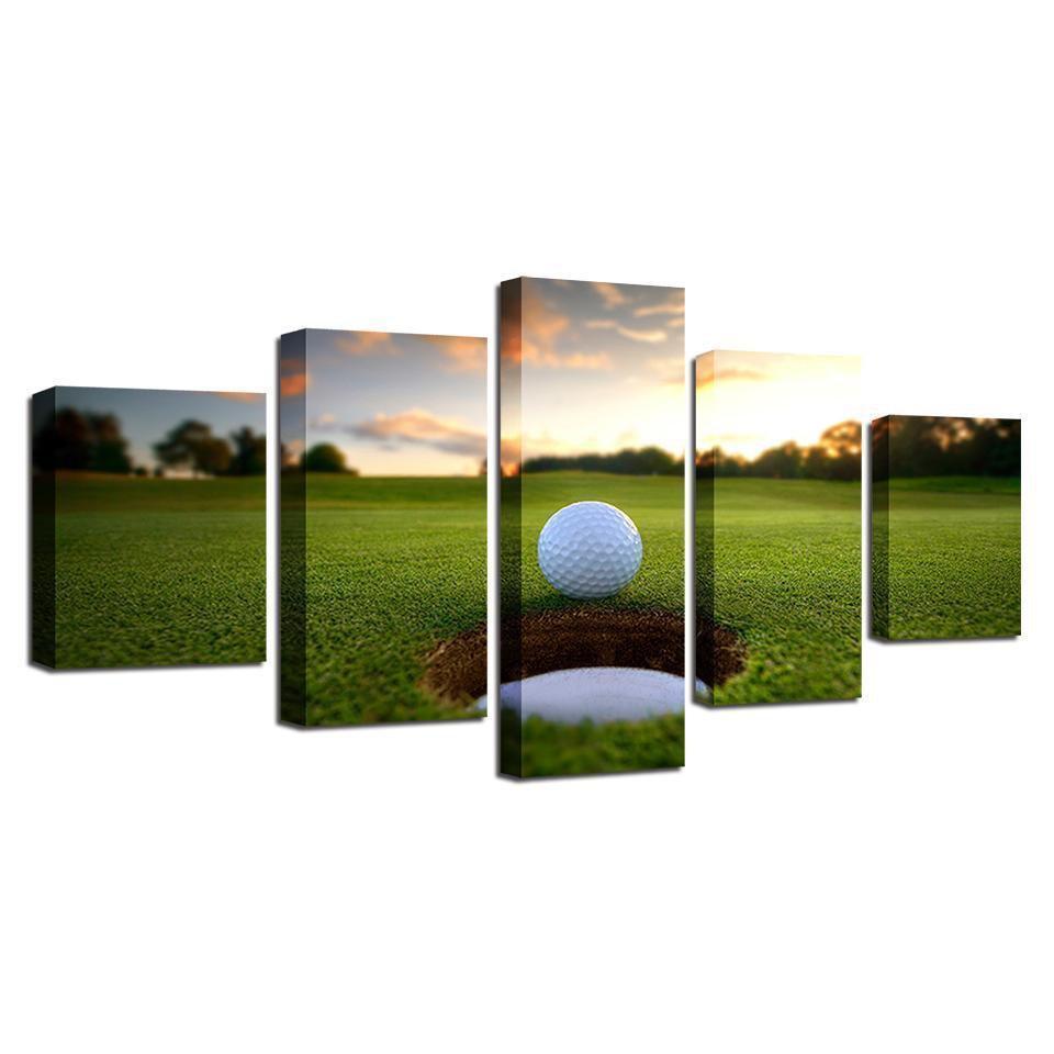 Golf Gimme Putt Sport Canvas Wall Art