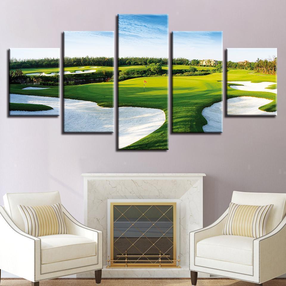 Golf Pot Nature Canvas Wall Art