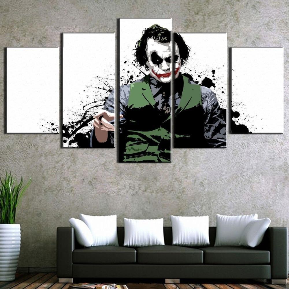 Graffiti Jokes On Movie DC Canvas Wall Art