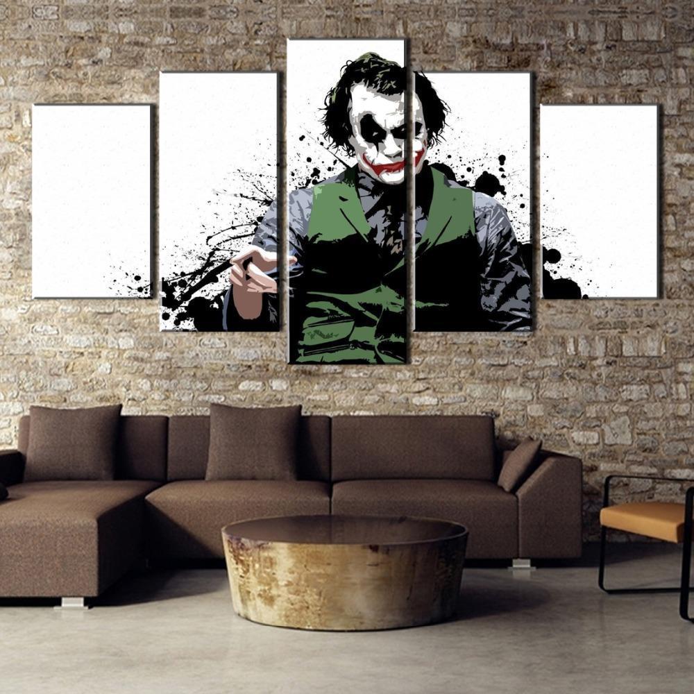 Graffiti Jokes On Movie DC Canvas Wall Art