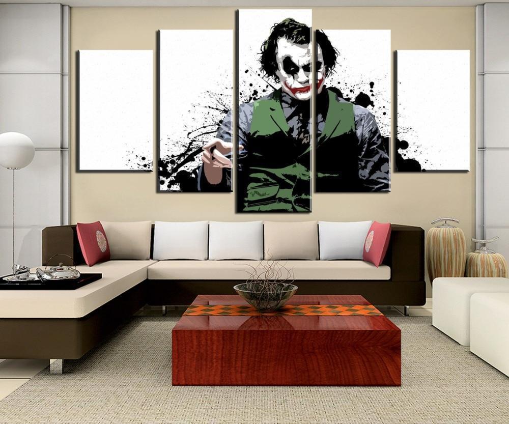 Graffiti Jokes On Movie DC Canvas Wall Art