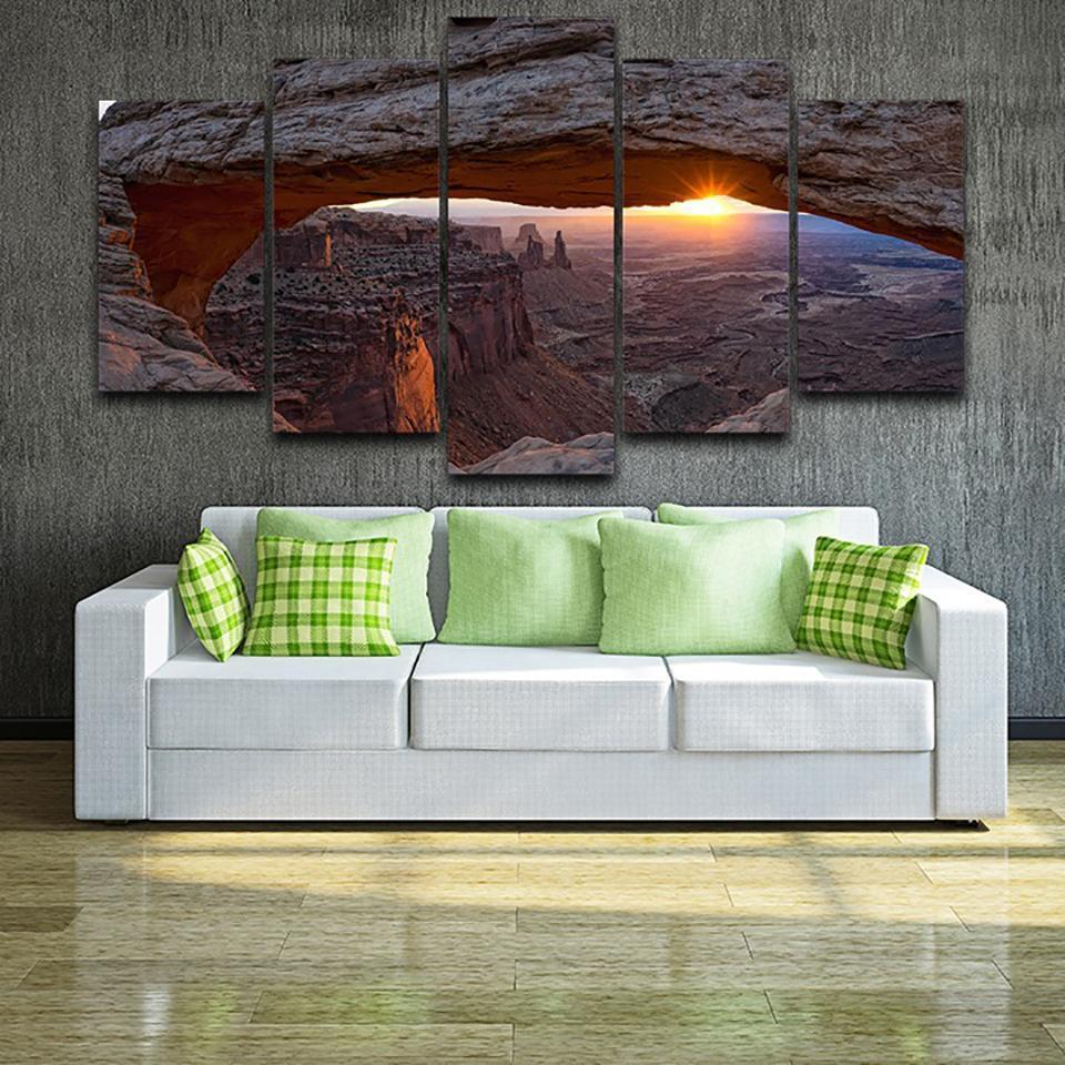 Grand Canyon Sunrise Nature Canvas Wall Art