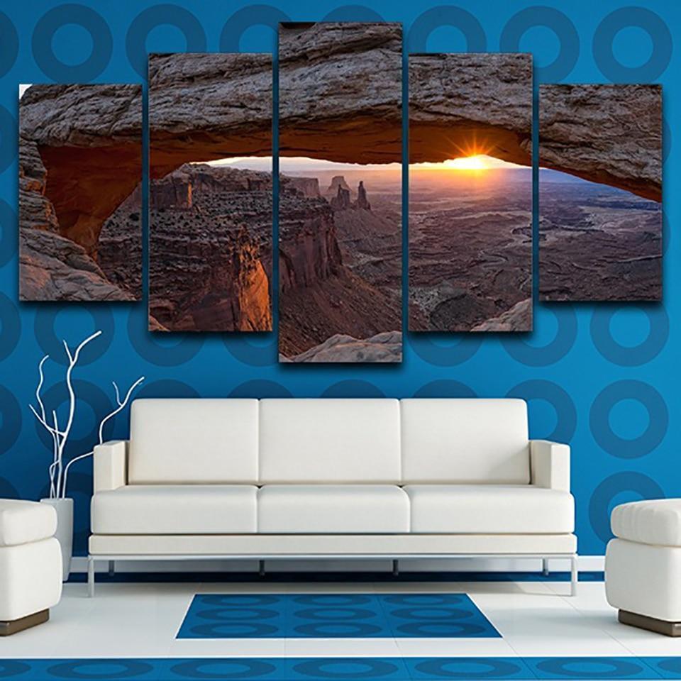 Grand Canyon Sunrise Nature Canvas Wall Art