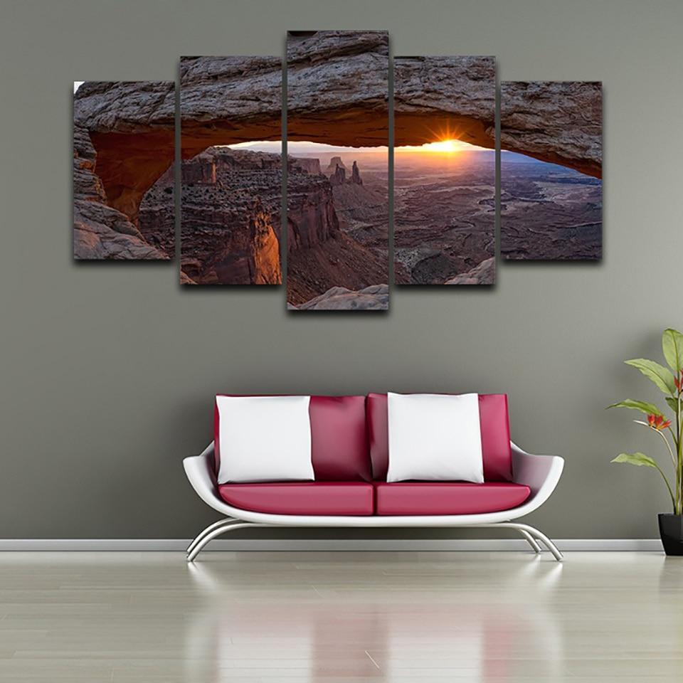 Grand Canyon Sunrise Nature Canvas Wall Art