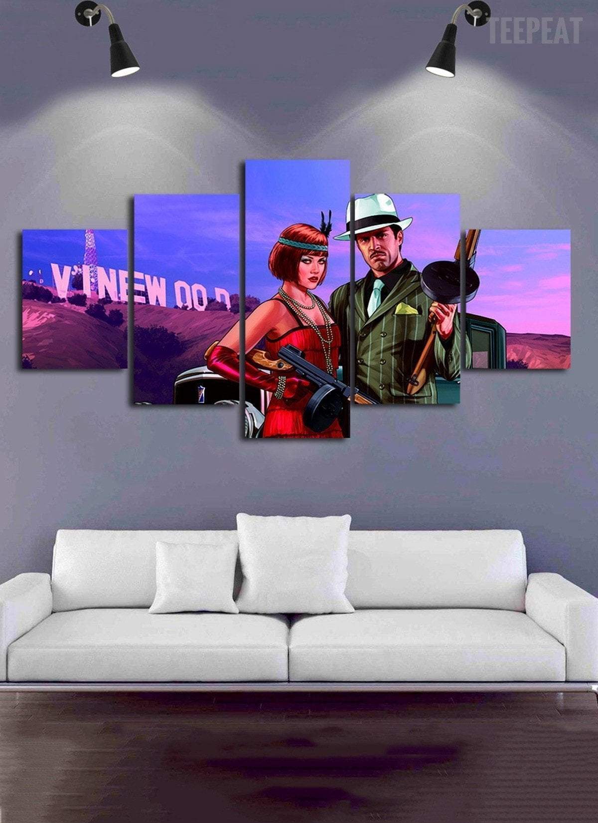 Grand Theft Auto Wall Art Movie Canvas Wall Art