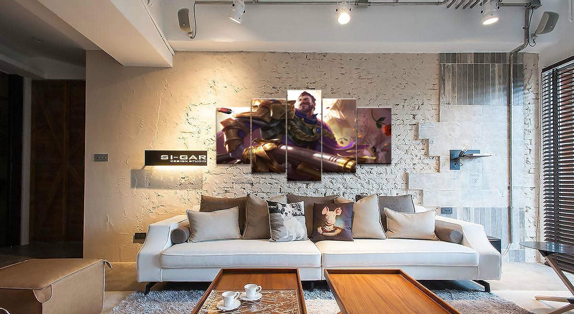 LOL League Of Legends Graves Gaming Canvas Wall Art