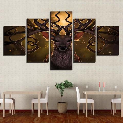 Great Deer Animal Canvas Wall Art