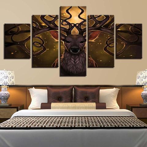 Great Deer Animal Canvas Wall Art