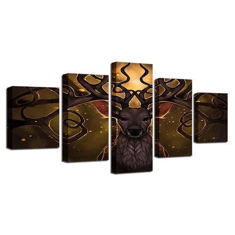 Great Deer Animal Canvas Wall Art