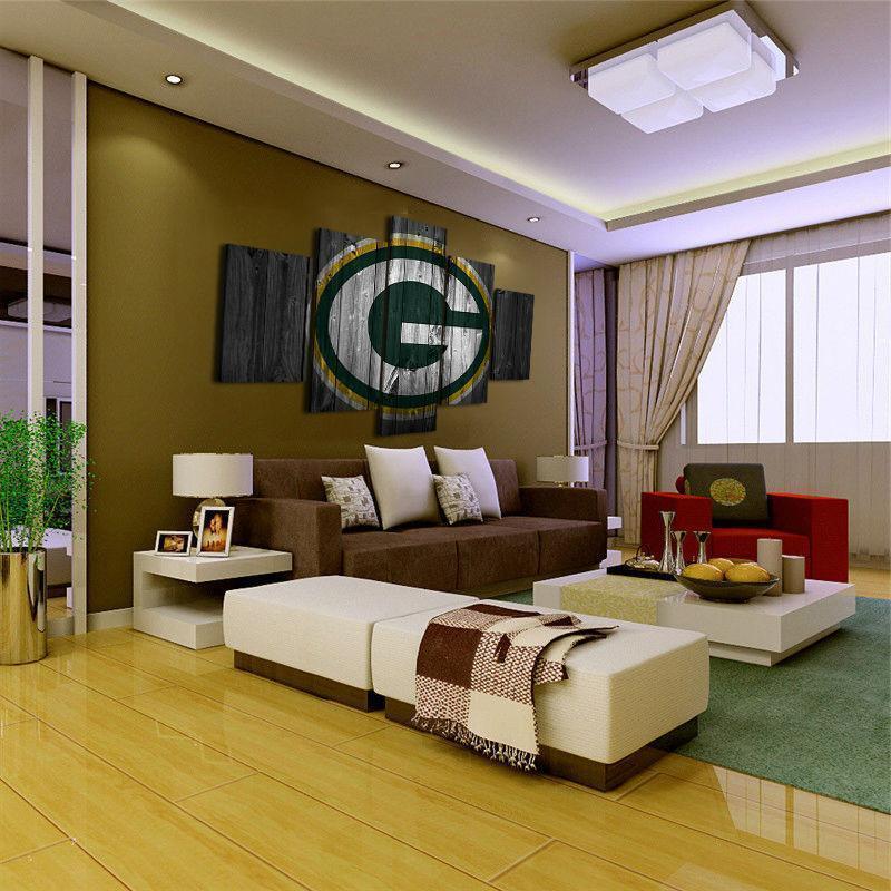 Green Bay Packers  Football Canvas Wall Art