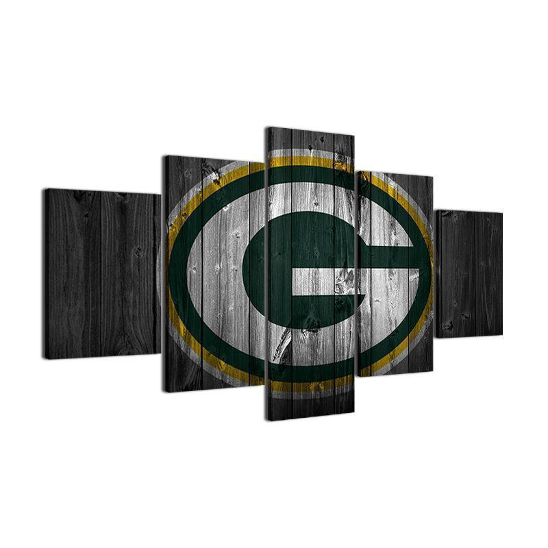 Green Bay Packers  Football Canvas Wall Art