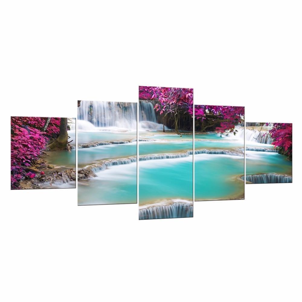 Green Lake Canvas Wall Art