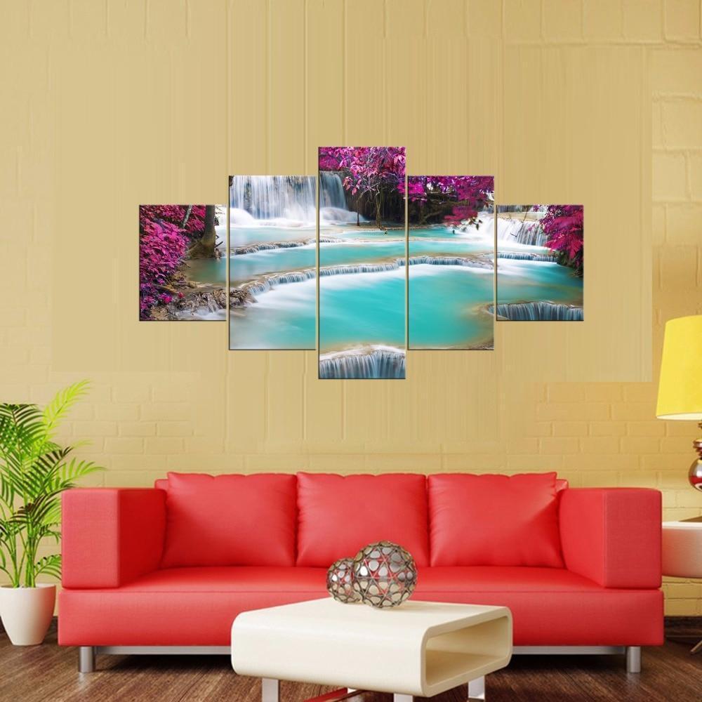 Green Lake Canvas Wall Art