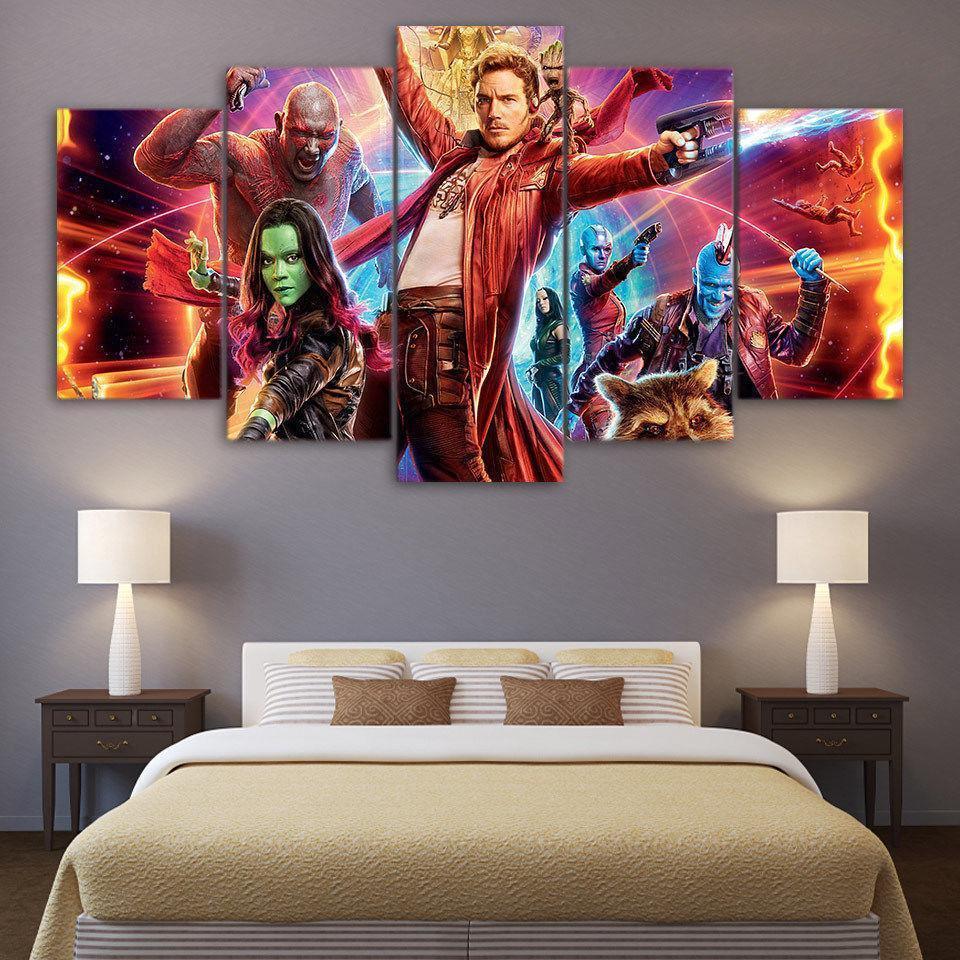 Guardians Of The Galaxy 6 Marvel Canvas Wall Art