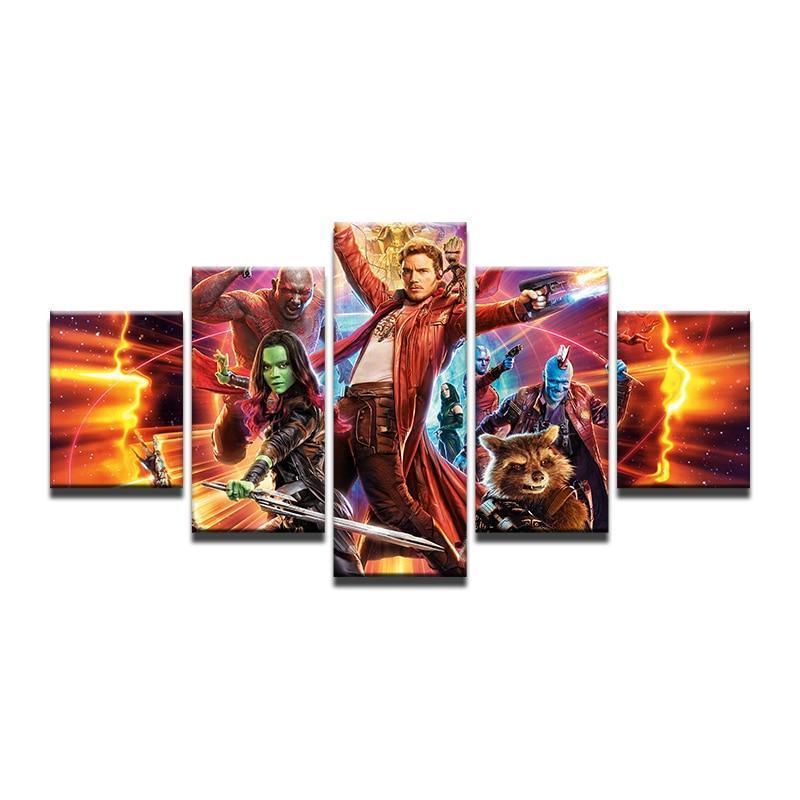 Guardians Of The Galaxy Character 1 Movie Canvas Wall Art